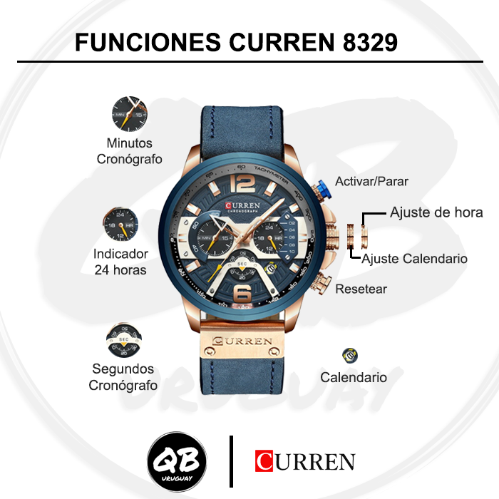 Reloj curren 8329 hot sale